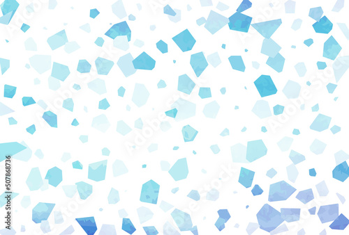 水彩風　氷　ice　クール　冷　テラゾ　Terrazzo　抽象的　背景