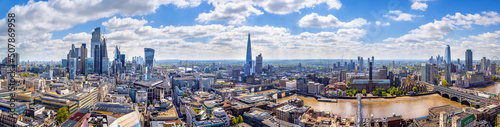 the skyline of london, UK