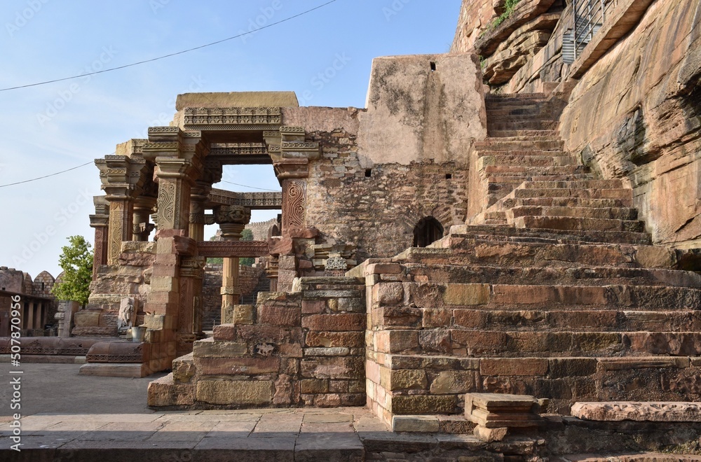 Neelkanth Temple of Kalinzar Fort built by Chandela ruler Paramaditya Dev.