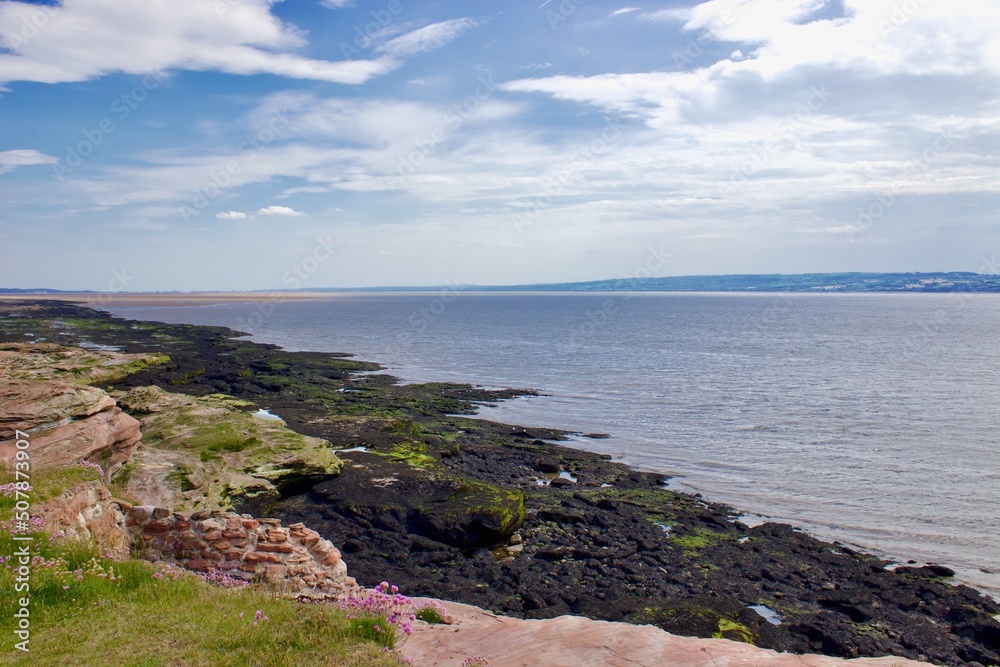 View of coast of the sea.