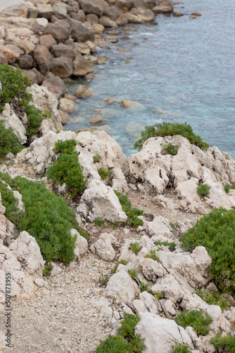 rock in the sea