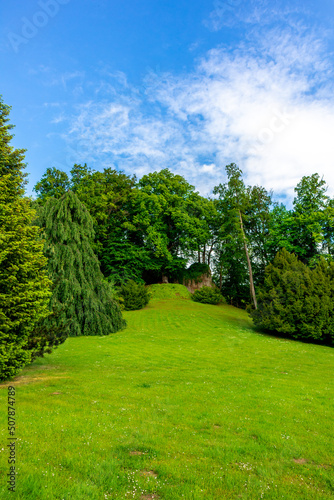 Sommerspaziergang im schönen Park in Altenstein bei Bad Liebenstein - Thüringen - Deutschland