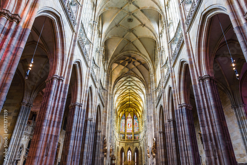 St. Vitus Cathedral in the Prague, Czech Republic