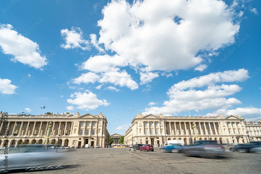 The Place de la Concorde (from 1755) - one of major and largest public squares in French capital.