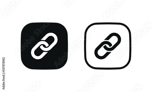 attach file icon, link icon, internet url symbol connect button paper clip icons - attachment button