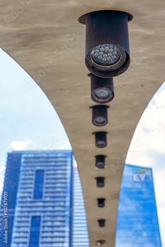 Photography Freedom Arches In Nathan Phillips Square, Toronto, Canada