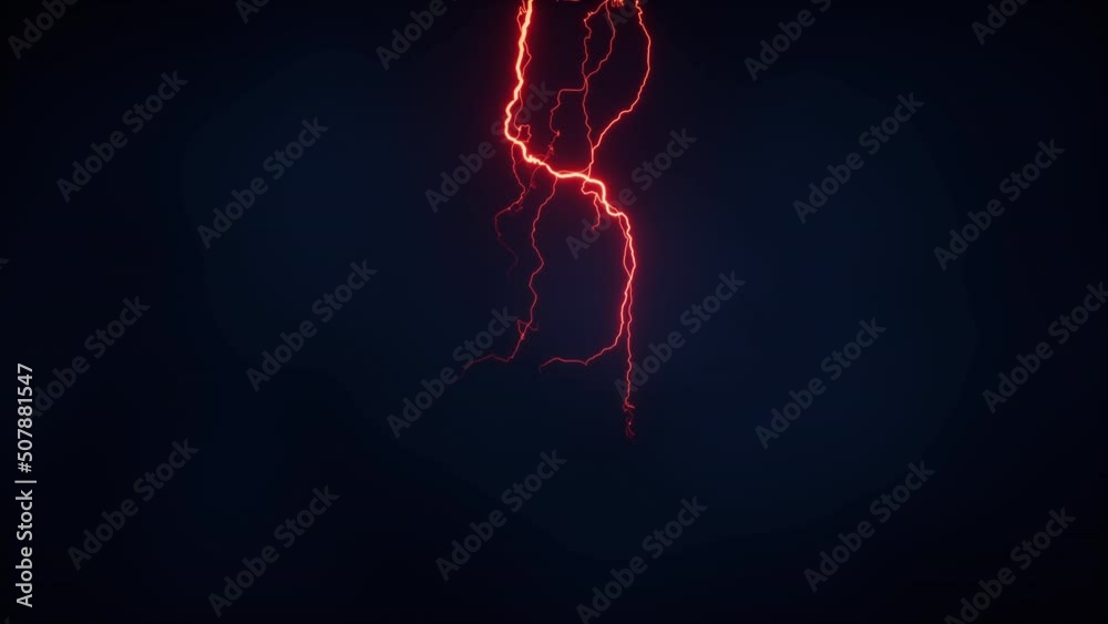 Red lightning with dark background, 3d rendering. Red lightning with dark background, 3d rendering.