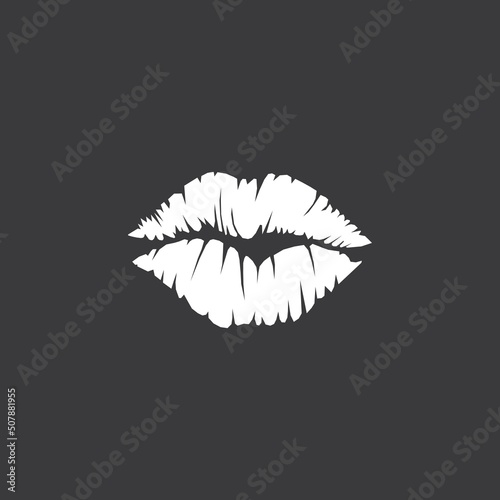 lips logo background