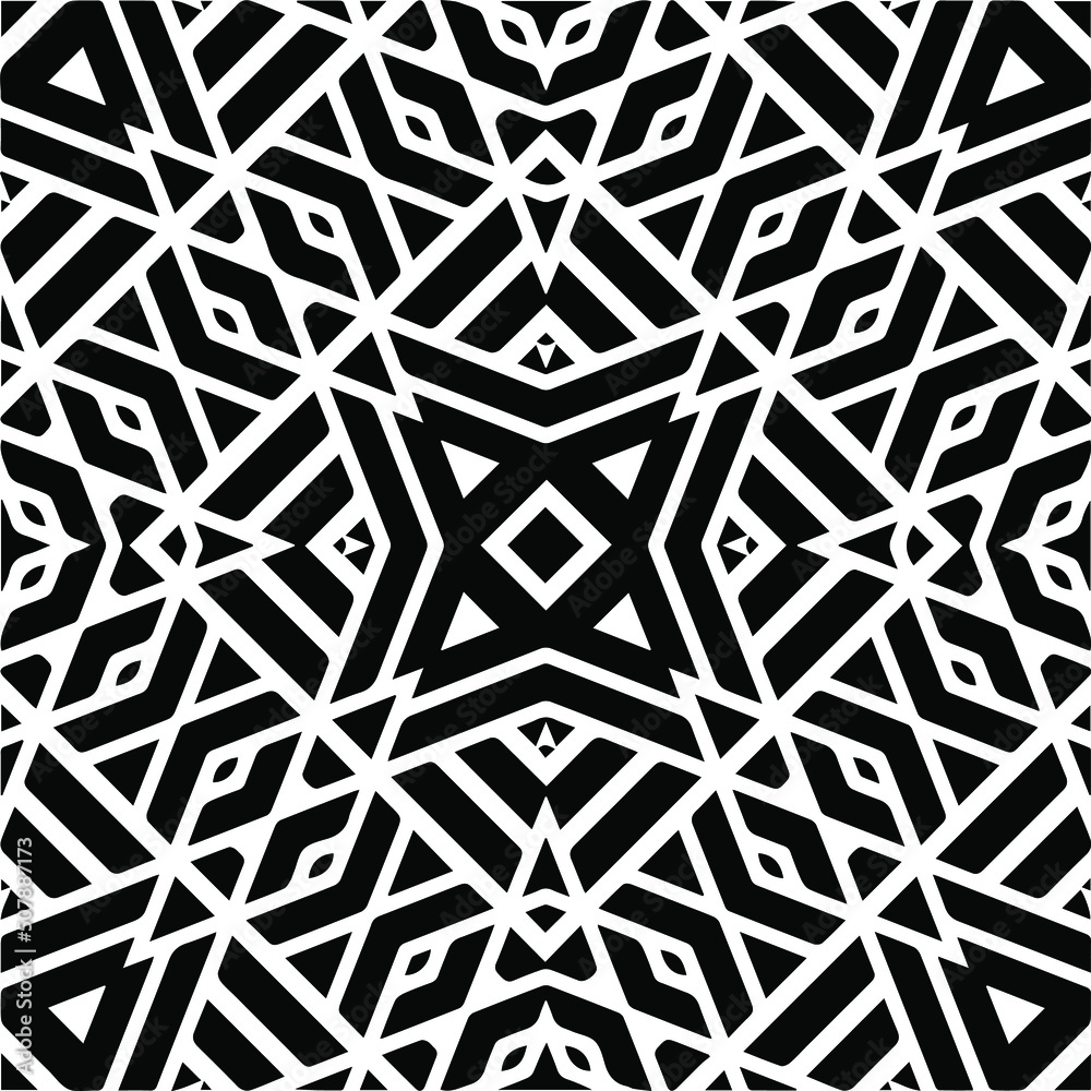 Abstract background with black and white pattern. Unique geometric vector swatch. Perfect for site backdrop, wrapping paper, wallpaper, textile and surface design. Abstract background with black and white pattern. Unique geometric vector swatch. Perfect for site backdrop, wrapping paper, wallpaper, textile and surface design.