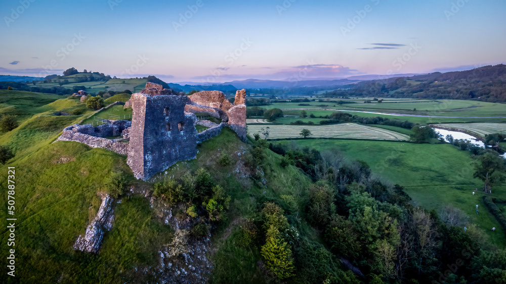 Dryslwyn Castle in South Wales