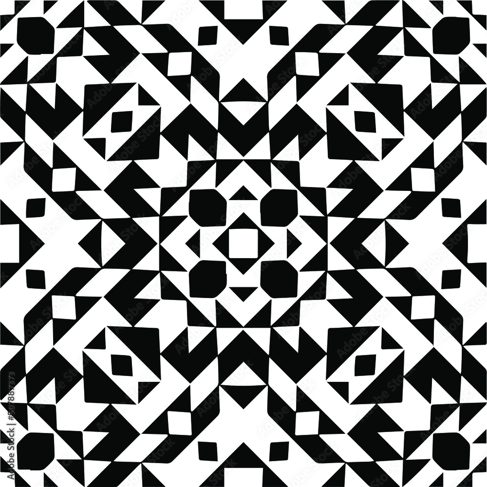 Abstract background with black and white pattern. Unique geometric vector swatch. Perfect for site backdrop, wrapping paper, wallpaper, textile and surface design. Abstract background with black and white pattern. Unique geometric vector swatch. Perfect for site backdrop, wrapping paper, wallpaper, textile and surface design.