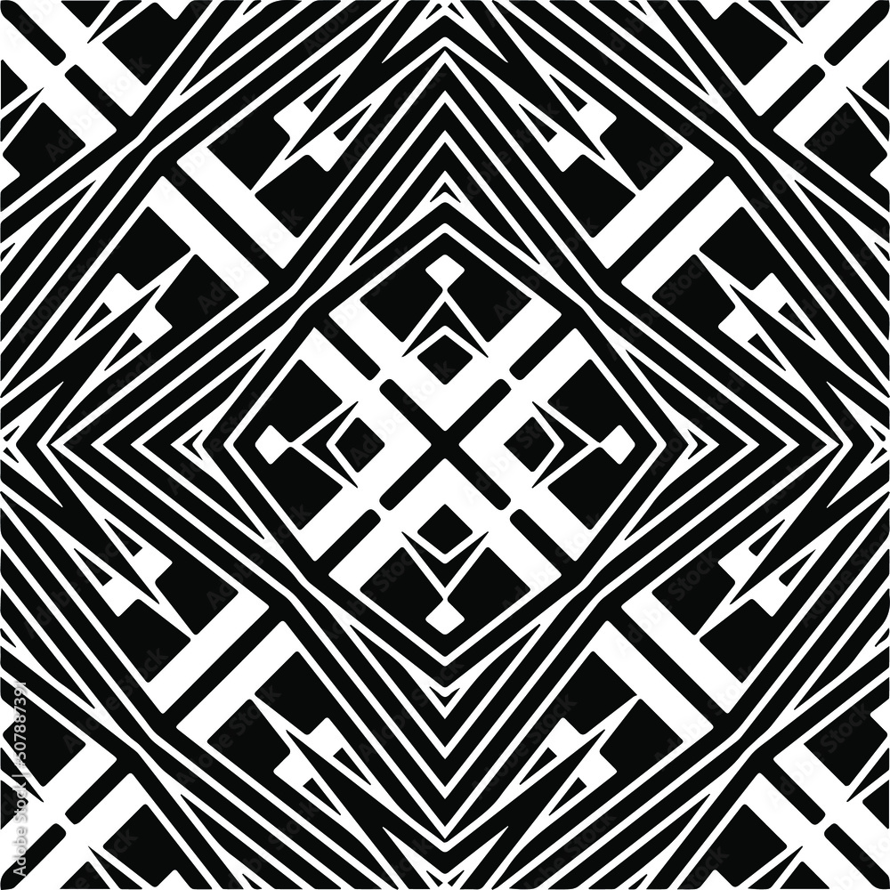 Abstract background with black and white pattern. Unique geometric vector swatch. Perfect for site backdrop, wrapping paper, wallpaper, textile and surface design. Abstract background with black and white pattern. Unique geometric vector swatch. Perfect for site backdrop, wrapping paper, wallpaper, textile and surface design.
