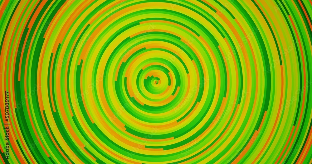 Orange and green abstract circle technology background. 3d rendering. Orange and green abstract circle technology background. 3d rendering.