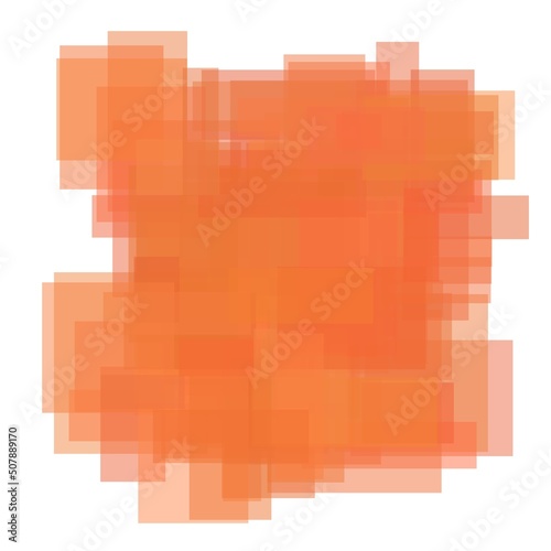 Orange abstract squares  random background.