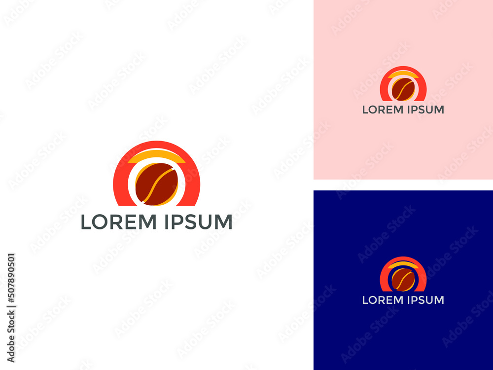 ILLUSTRATION CIRCLE COFFEE LOGO DESIGN VECTOR GOOD FOR COFFEE SHOP, BRAND COFFEE ILLUSTRATION CIRCLE COFFEE LOGO DESIGN VECTOR GOOD FOR COFFEE SHOP, BRAND COFFEE