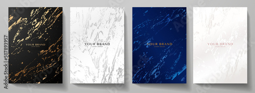 Fotografia Modern elegant cover design set