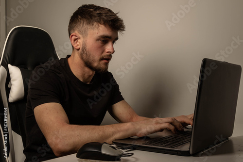 A University Aged Male Student photo