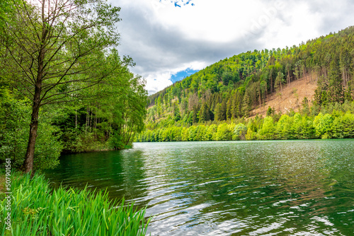 Wanderung rund um die Talsperre Leibis-Lichte bei Oberweißbach - Thüringen - Deutschland photo