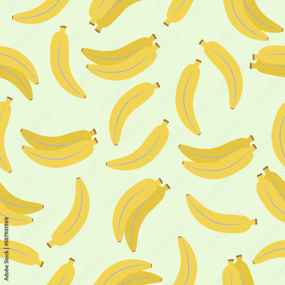 vector interesting bananas seamless pattern
