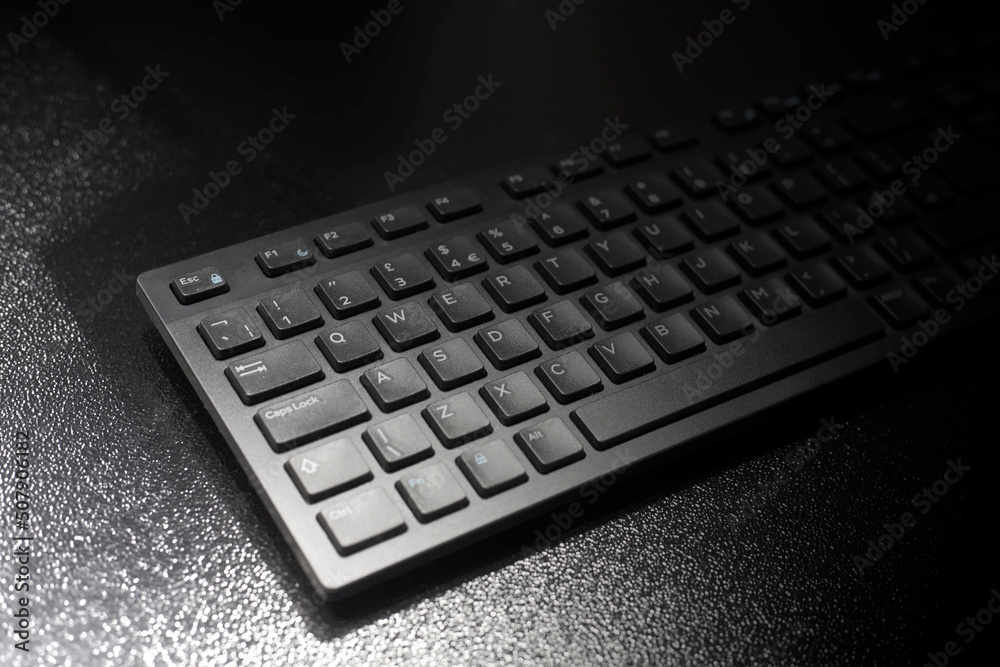 Black  keyboard
