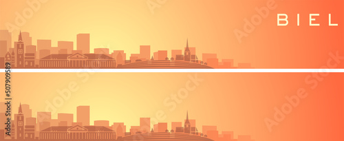 Biel Beautiful Skyline Scenery Banner
