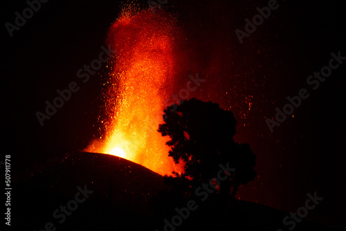 Explosion of Volcano Cumbre Viejo on La Palma Island (‎23.09.2021)