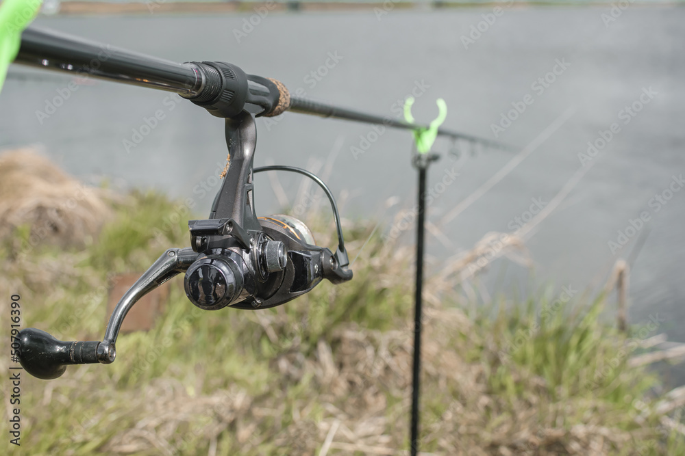Naklejka premium Fishing rod