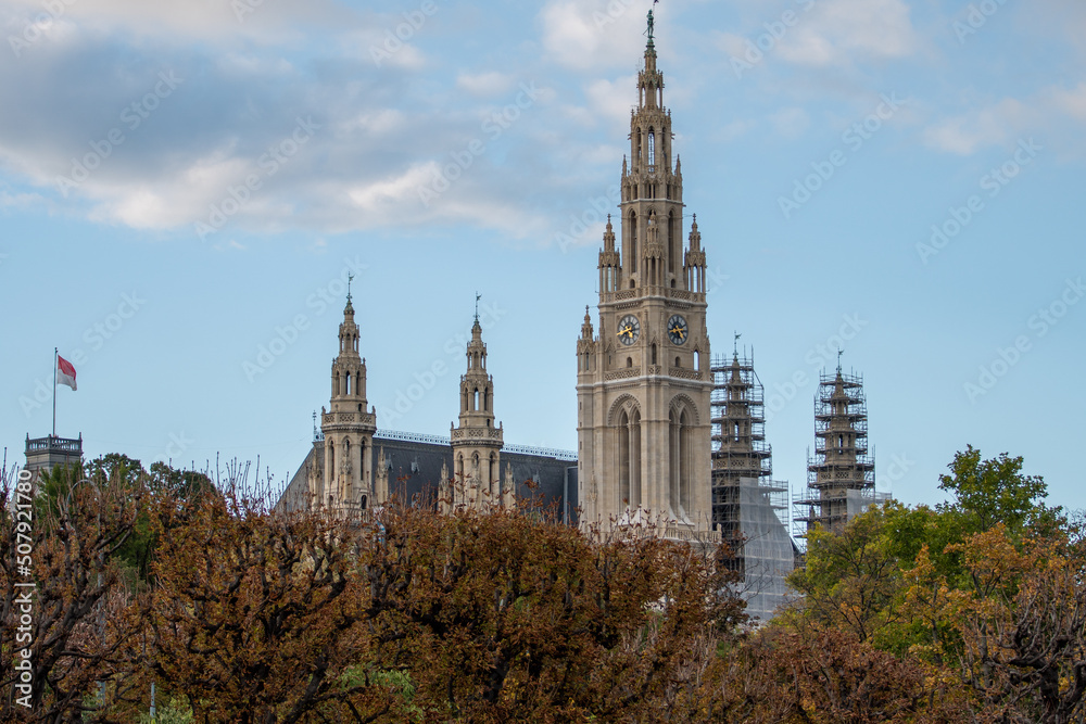 Obraz premium Rathaus Wien