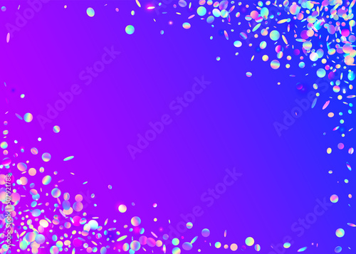 Kaleidoscope Glitter. Party Prismatic Gradient. Iridescent Confetti. Hologram Background. Crystal Art. Modern Foil. Metal Prism. Pink Shiny Effect. Blue Kaleidoscope Glitter