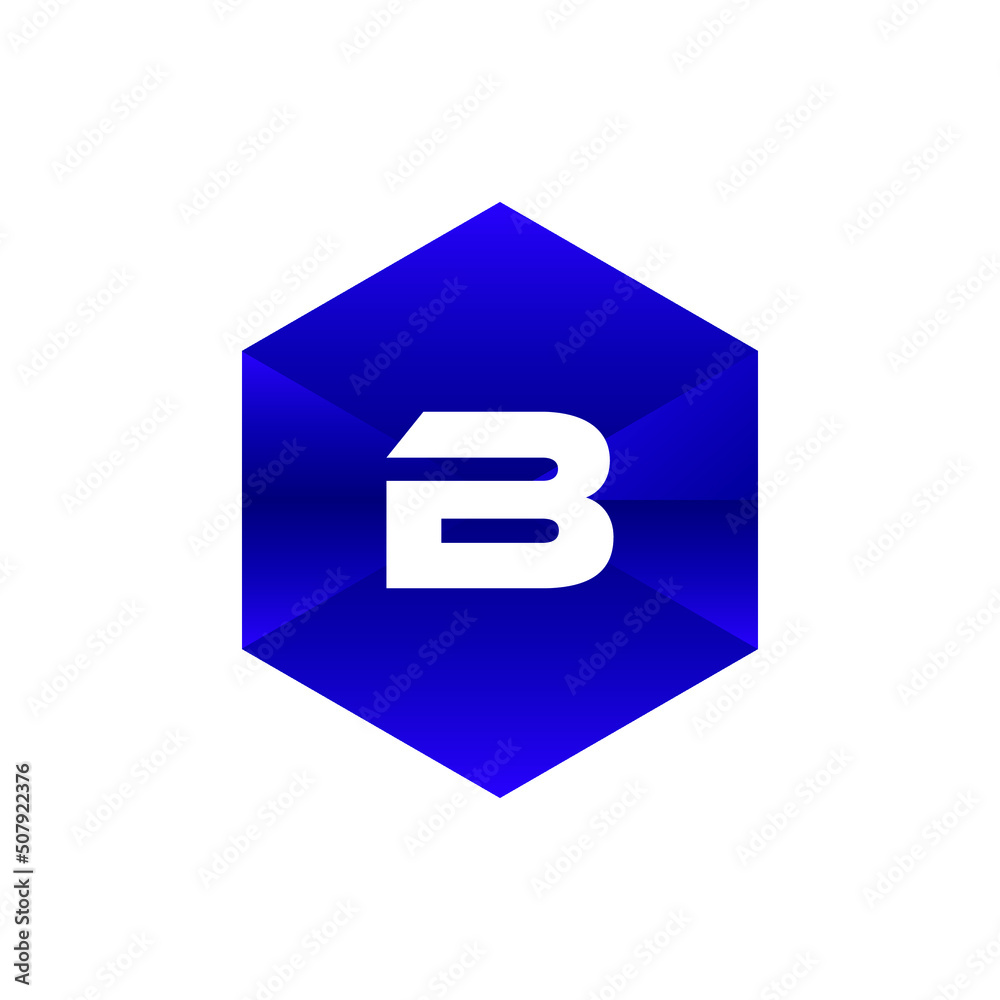 vector premium abstract 3D monogram B letter logo vector premium abstract 3D monogram B letter logo