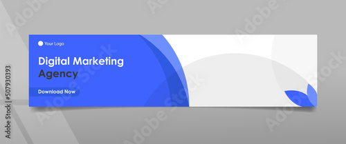 Digital Agency Blue Color Banner Design