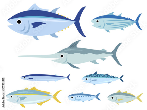 魚のイラストセット