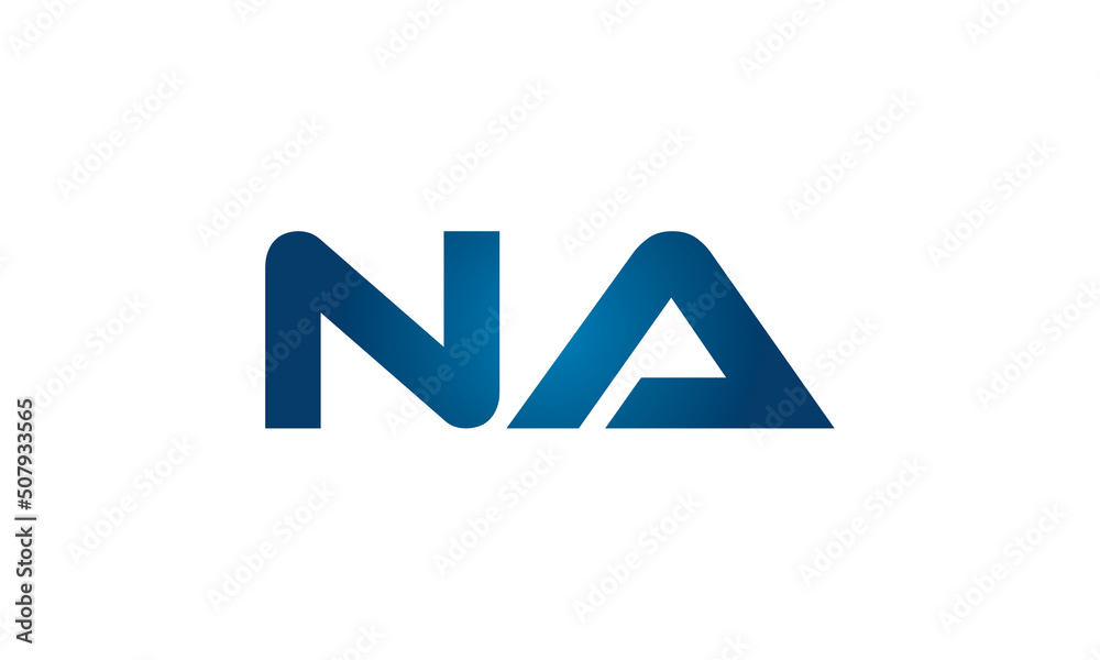 NA linked letters logo icon NA linked letters logo icon