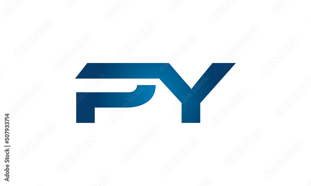 PY linked letters logo icon PY linked letters logo icon