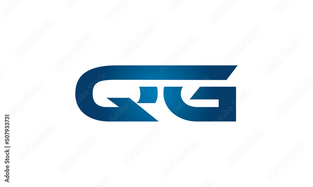 QG linked letters logo icon QG linked letters logo icon