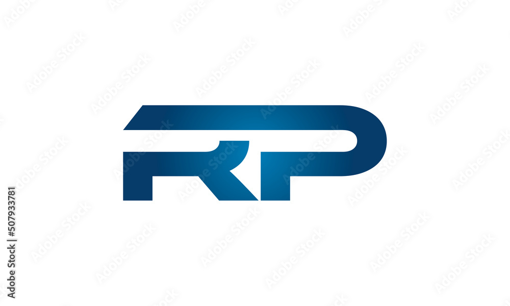 RP linked letters logo icon RP linked letters logo icon