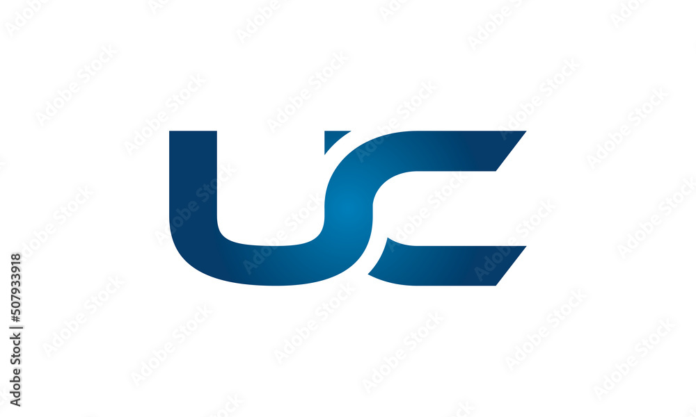 UC linked letters logo icon UC linked letters logo icon