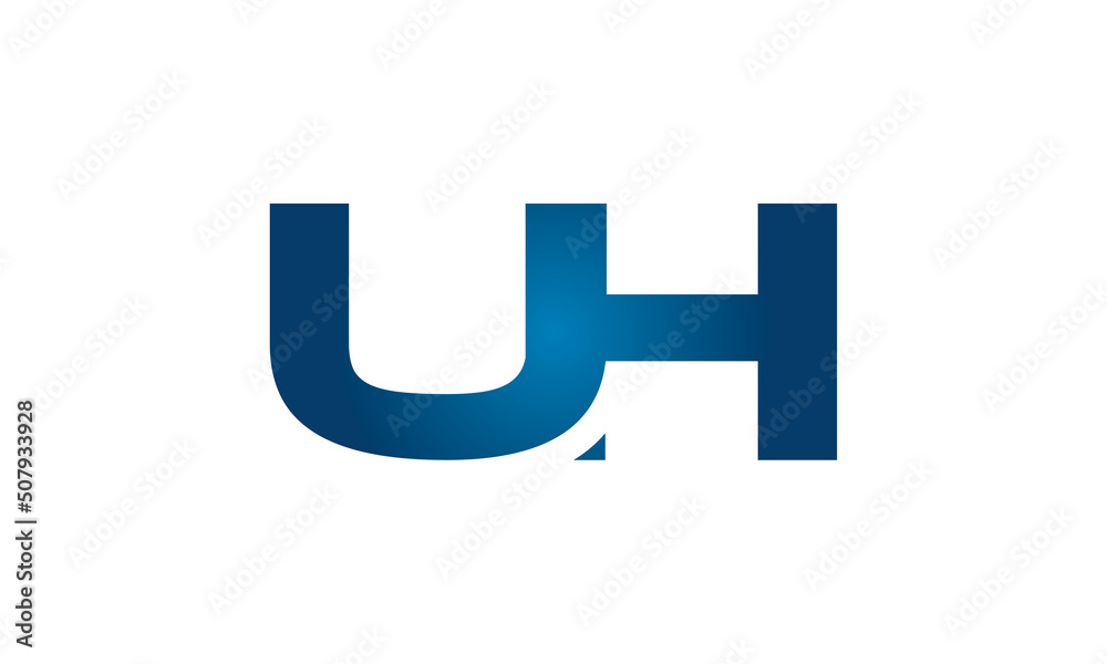 UH linked letters logo icon UH linked letters logo icon