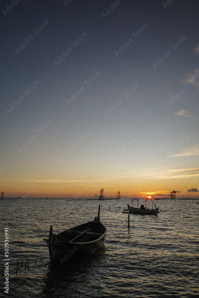 sunset on the sea sunset on the sea