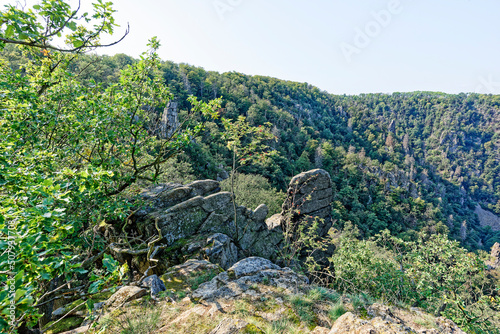 Teufels Mauer Thale.Obscurum Thale. photo