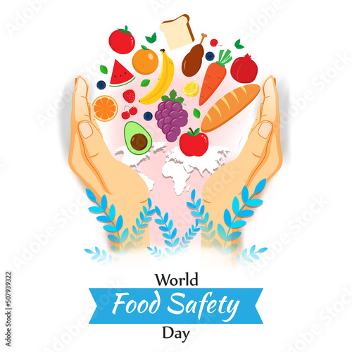 Vector illustration concept of World Food Safety Day banner