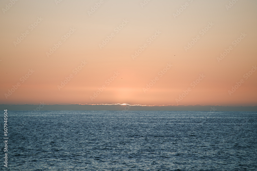 Atardecer del Océano pacifico 