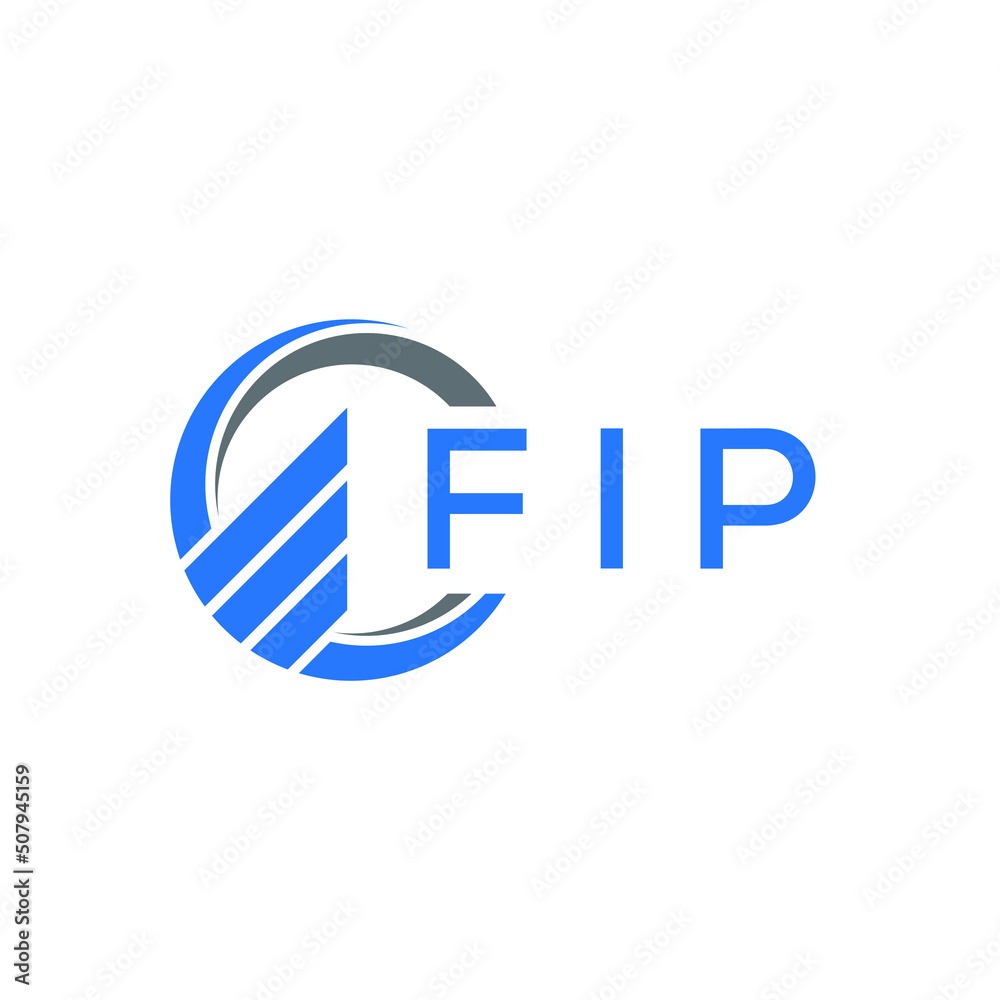 FIP Flat accounting logo design on white background. FIP creative initials Growth graph letter logo concept. FIP business finance logo design. FIP Flat accounting logo design on white background. FIP creative initials Growth graph letter logo concept. FIP business finance logo design.