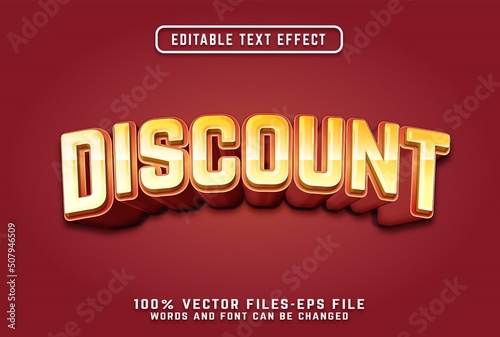 discount 3d cartoon text efffect premium vectors photo