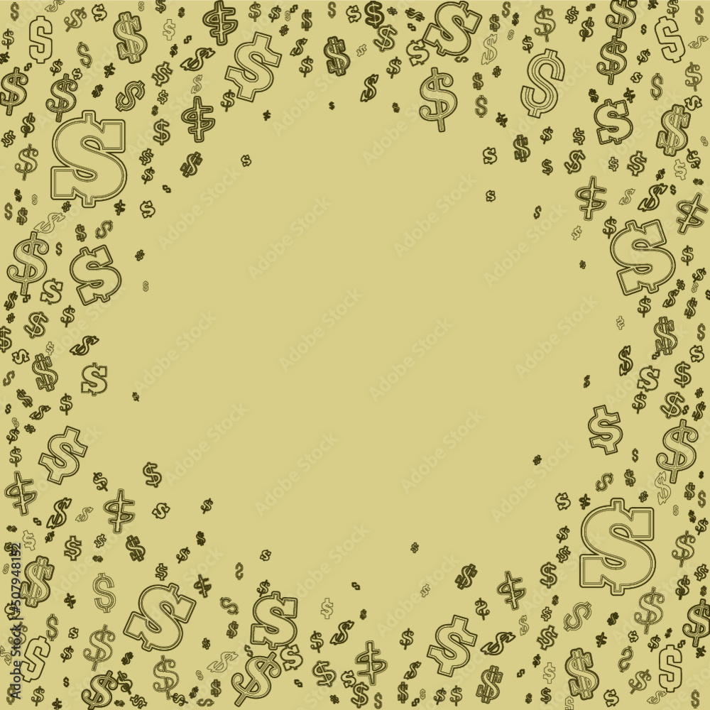 Dollar sign. Money background. Dollar Sign abstract background. Empty ...