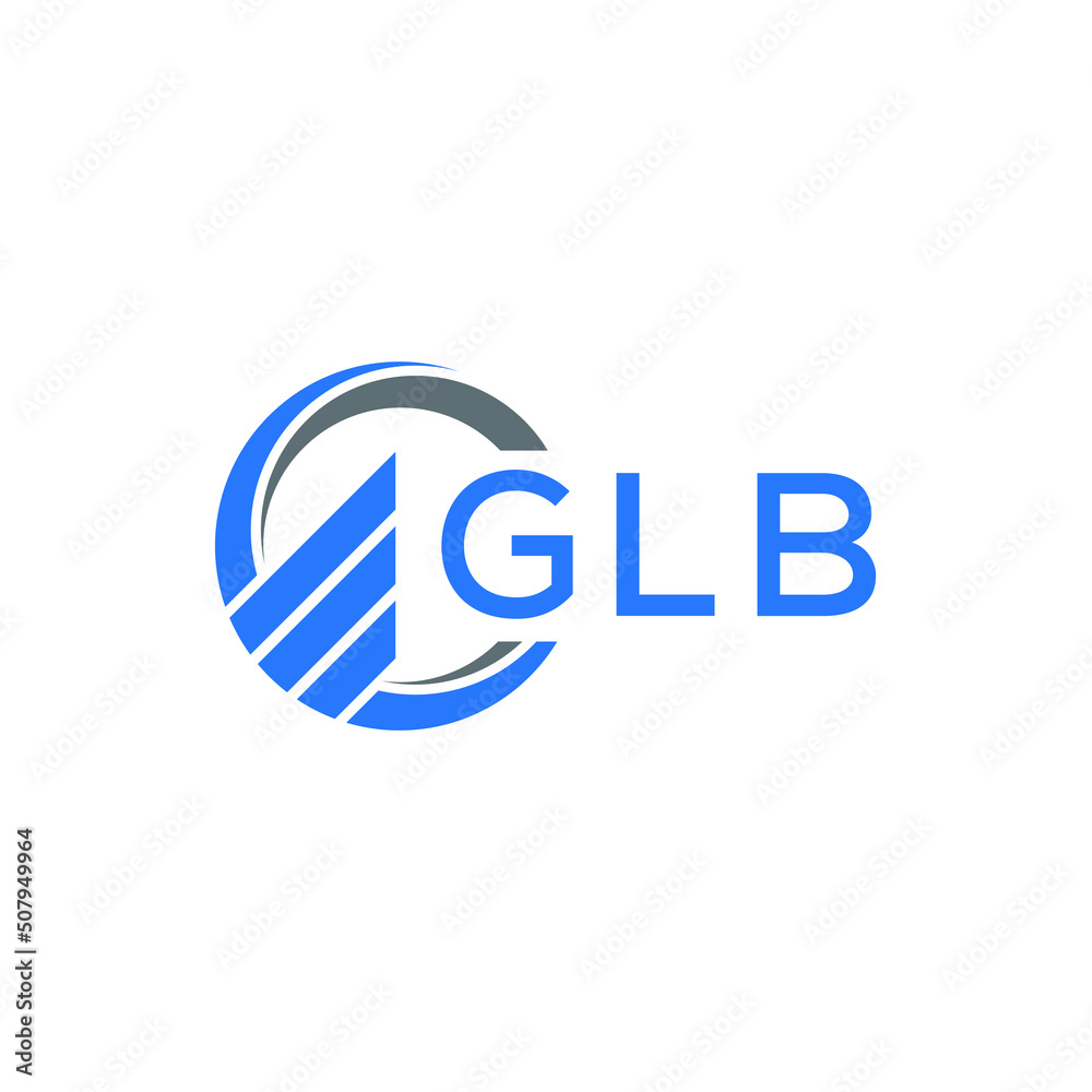 GLB Flat accounting logo design on white background. GLB creative initials Growth graph letter logo concept. GLB business finance logo design. GLB Flat accounting logo design on white background. GLB creative initials Growth graph letter logo concept. GLB business finance logo design.