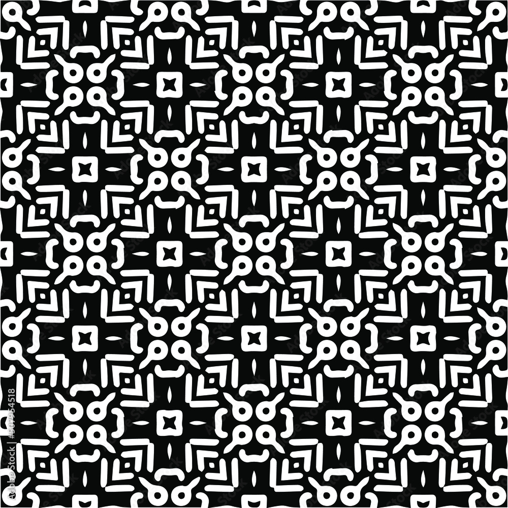 Abstract background with repeat pattern . Black and white color. Unique geometric vector swatch. Perfect for site backdrop, wrapping paper, wallpaper, textile and surface design. Abstract background with repeat pattern . Black and white color. Unique geometric vector swatch. Perfect for site backdrop, wrapping paper, wallpaper, textile and surface design.