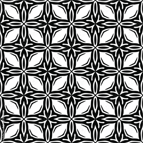 Abstract background with repeat pattern . black and white color. Unique geometric vector swatch. Perfect for site backdrop  wrapping paper  wallpaper  textile and surface design. 