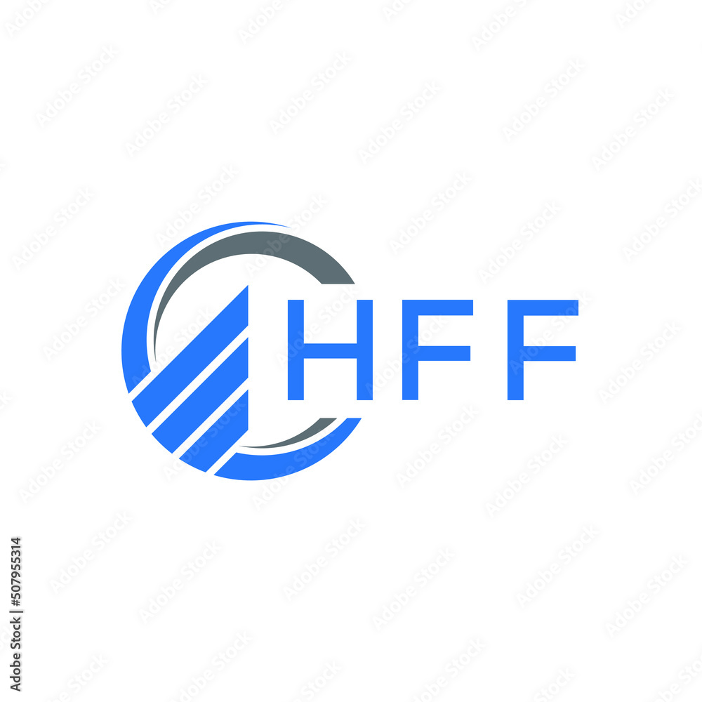 HFF Flat accounting logo design on white background. HFF creative initials Growth graph letter logo concept. HFF business finance logo design. HFF Flat accounting logo design on white background. HFF creative initials Growth graph letter logo concept. HFF business finance logo design.
