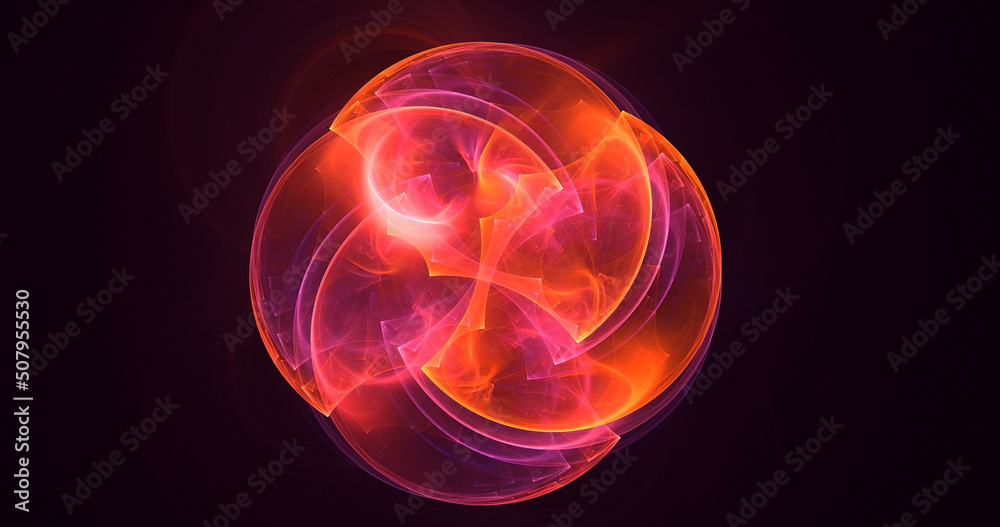 3D rendering abstract multicolor fractal light background 3D rendering abstract multicolor fractal light background